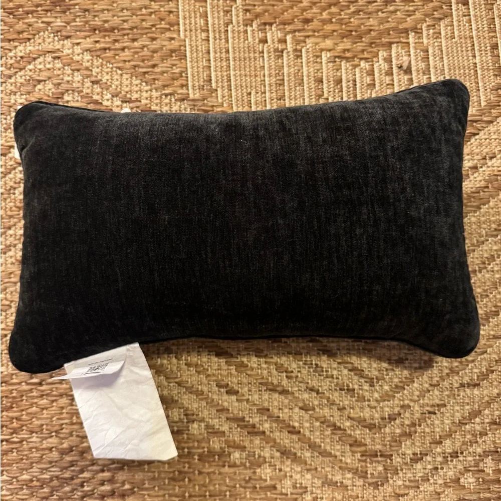 Viral Halloween Home Decor Black and Orange 'Bad Witch Energy' Pillow